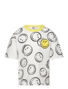 Short Sleeves Tee-Shirt Tops T-Kortærmet Skjorte Cream Little Marc Jacobs