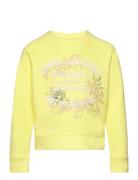 Sweatshirt Tops Sweatshirts & Hoodies Sweatshirts Yellow Zadig & Voltaire Kids