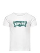 Levi's® Zebra Batwing Tee Tops T-Kortærmet Skjorte White Levi's