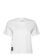 Mass T-Shirt Cropped Women Patch Sport T-shirts & Tops Short-sleeved White Mammut