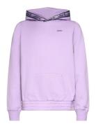Levi's® Taping Pullover Hoodie Tops Sweatshirts & Hoodies Hoodies Pink Levi's