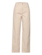Trousers Bottoms Trousers Straight Leg Multi/patterned Barbara Kristoffersen By Rosemunde