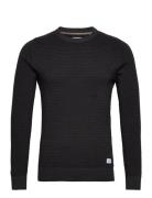 Jjeatlas Knit Crew Neck Noos Tops Knitwear Round Necks Black Jack & J S