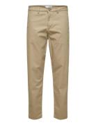 Slh172-Slimtape-New Miles Flex Pant N Bottoms Trousers Chinos Beige Selected Homme