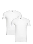 Tshirtrn 2P Modern Tops T-Kortærmet Skjorte White BOSS