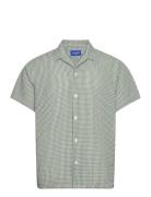 Joreaster Palma Seersucker Shirt Ss Ln Tops Shirts Short-sleeved Green Jack & J S