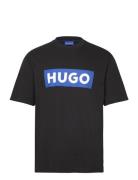 Nico Tops T-Kortærmet Skjorte Black HUGO BLUE