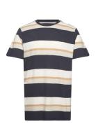 Bradley Cotton Tee Tops T-Kortærmet Skjorte Navy Clean Cut Copenhagen