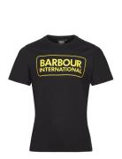 B.intl Ess Lg Logo Tee Designers T-Kortærmet Skjorte Black Barbour