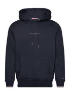 Tommy Logo Tipped Hoody Tops Sweatshirts & Hoodies Hoodies Navy Tommy Hilfiger