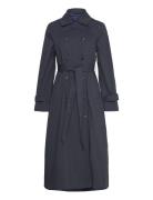 Bs Leonora Coat Trenchcoat Frakke Navy Bruun & Stengade