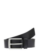 Jacstockholm Leather Belt Noos Accessories Belts Classic Belts Black Jack & J S