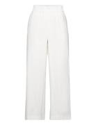 Vmcarmen Hw Wide Pull-On Pant Noos Bottoms Trousers Wide Leg White Vero Moda