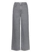 Vmmathilde Rebec Hr Reg Wide Jns R211 D2 Bottoms Jeans Wide Grey Vero Moda