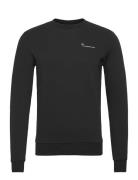 Knowledgecotton Sweat - Gots/Vegan Tops Sweatshirts & Hoodies Sweatshirts Black Knowledge Cotton Apparel