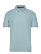 Tipped Polo Org Piq Tops Polos Short-sleeved Blue Original Penguin