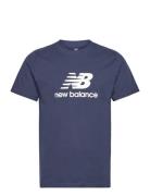 Sport Essentials Logo T-Shirt Sport T-Kortærmet Skjorte Blue New Balance