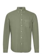 Reg Ut Sunfaded Oxf Shirt Tops Shirts Casual Green GANT