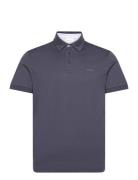 Mercerized Jersey Ss Rugger Tops Polos Short-sleeved Blue GANT