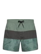 Mix & Match Cali Block 15'' Swim Shorts Badeshorts Green O'neill