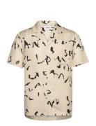 Orson Shirt Tops Shirts Short-sleeved Cream Soulland