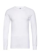 Dovre T-Shirts 1/1 Ærme Organi Underwear Night & Loungewear Pyjama Tops White Dovre