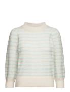 Vmleonor 3/4 O-Neck Pullover Ga Boo Tops Knitwear Jumpers Cream Vero Moda