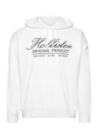 Hco. Guys Sweatshirts Tops Sweatshirts & Hoodies Hoodies White Hollister