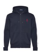 Double-Knit Mesh Full-Zip Hoodie Tops Sweatshirts & Hoodies Hoodies Navy Polo Ralph Lauren