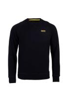 B.intess Crew Neck Designers Sweatshirts & Hoodies Sweatshirts Black Barbour