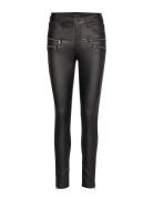 Fqaida-Pa-7/8-Cooper Bottoms Trousers Leather Leggings-Bukser Black FREE/QUENT