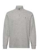 Estate Rib-Lsl-Knt Tops Knitwear Half Zip Jumpers Grey Polo Ralph Lauren