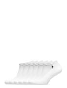 Low-Profile Sport Sock 6-Pack Lingerie Socks Footies-ankle Socks White Polo Ralph Lauren