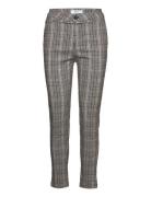 New Carma Check 7/8 Pants Bottoms Trousers Slim Fit Trousers Multi/patterned Minus