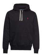 The Rl Fleece Hoodie Designers Sweatshirts & Hoodies Hoodies Black Polo Ralph Lauren