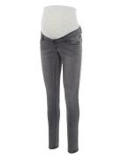 Mllola Slim Grey Jeans Bottoms Jeans Slim Grey Mamalicious