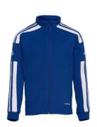 Squadra21 Training Jacket Youth Sport Sweatshirts & Hoodies Sweatshirts Blue Adidas Performance