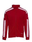 Squadra21 Training Jacket Youth Sport Sweatshirts & Hoodies Sweatshirts Red Adidas Performance