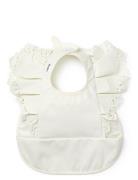 Baby Bib - Vanilla White Baby & Maternity Baby Feeding Bibs Sleeveless Bibs White Elodie Details