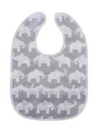 Elephant, Bib, Grey Baby & Maternity Baby Feeding Bibs Sleeveless Bibs Grey Rätt Start