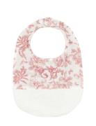 Toile De Jouy Bib S2 Baby & Maternity Baby Feeding Bibs Sleeveless Bibs Pink Tartine Et Chocolat