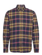 Ls Heavy Flannel Plaid Shirt Designers Shirts Casual Multi/patterned Timberland
