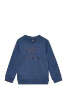 Hmlsteen Sweatshirt Sport Sweatshirts & Hoodies Sweatshirts Navy Hummel