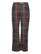Jerry - Wool Check Bottoms Trousers Flared Multi/patterned Day Birger Et Mikkelsen