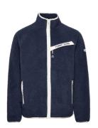 Tjm Binding Sherpa Jacket Tops Sweatshirts & Hoodies Fleeces & Midlayers Navy Tommy Jeans