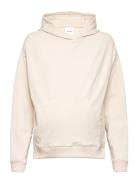 Bff Boxy Hoodie Tops Sweatshirts & Hoodies Hoodies Cream Boob