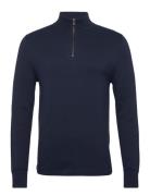 Core 45295 Zip Tops Knitwear Half Zip Jumpers Navy Dockers