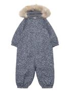 Snowsuit Nickie Tech Outerwear Coveralls Snow-ski Coveralls & Sets Blue Wheat