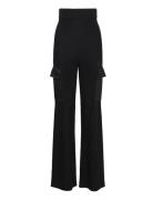 Knit W. Nylon Straight Pants Bottoms Trousers Cargo Pants Black REMAIN Birger Christensen