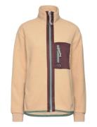 Ane Pile Jacket Sport Sweatshirts & Hoodies Fleeces & Midlayers Beige Kari Traa